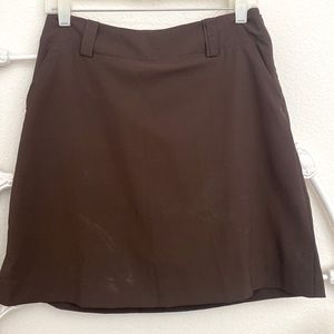 NIKEGOLF FIT DRY Skort Brown SZ 2
